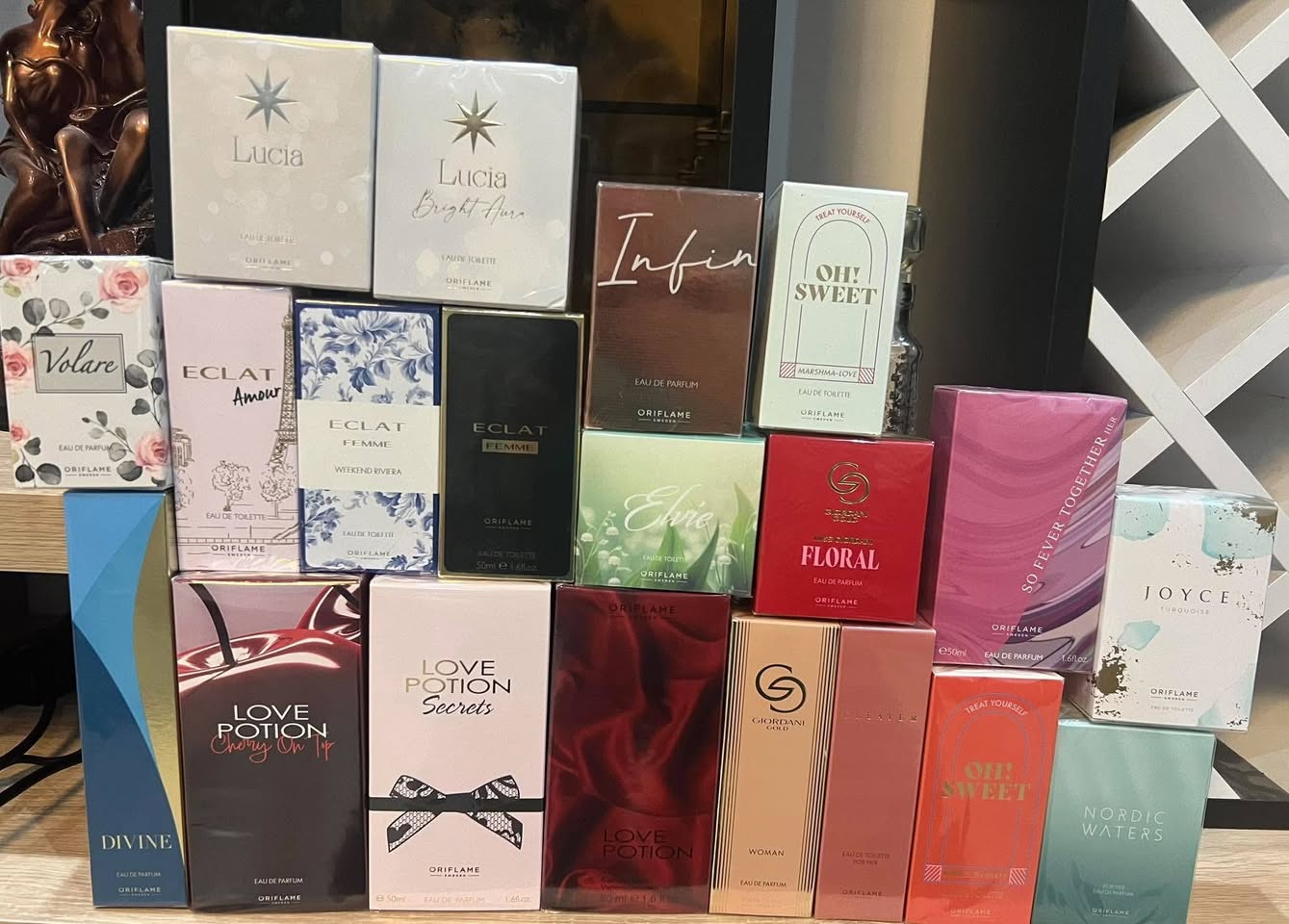 Oriflame პარფიუმერიის პროდუქცია