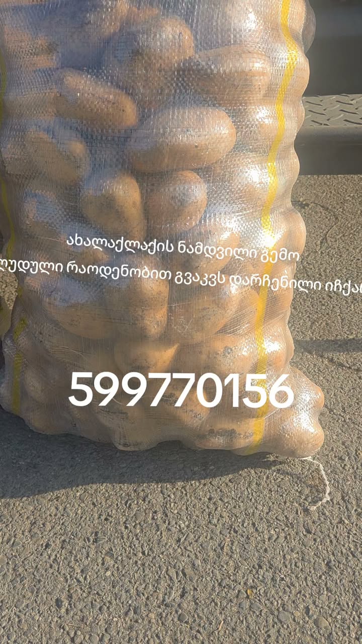 Ahılkelek'in en iyisi, ucuz patates - 1₾