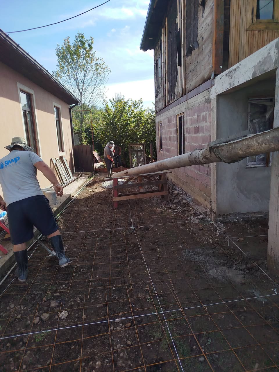 Beton dökümü Nisan