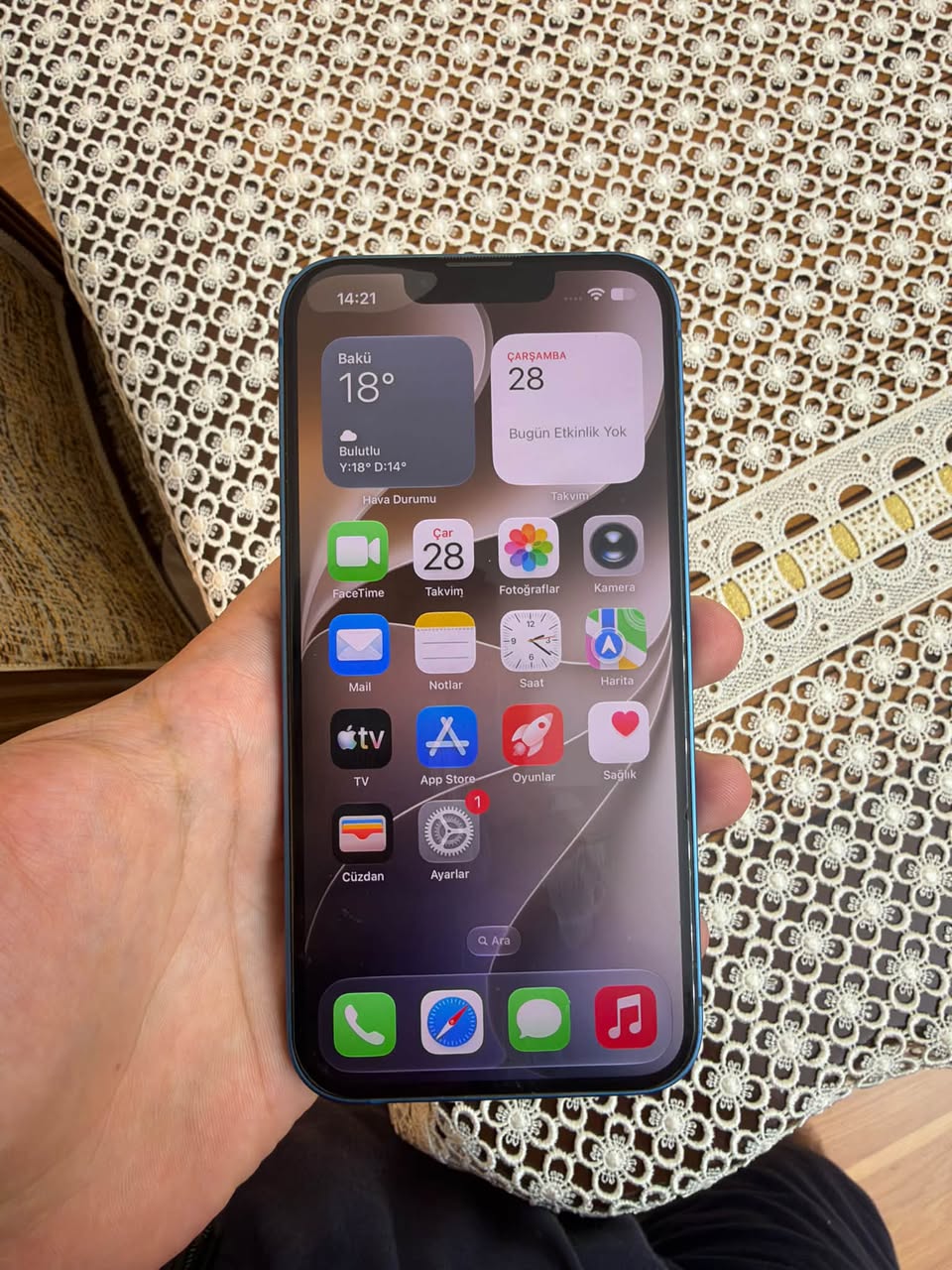 iPhone 13 128GB, батарея 80%