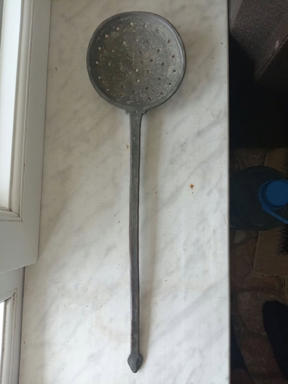 Ancient metal sieve, 1 century old