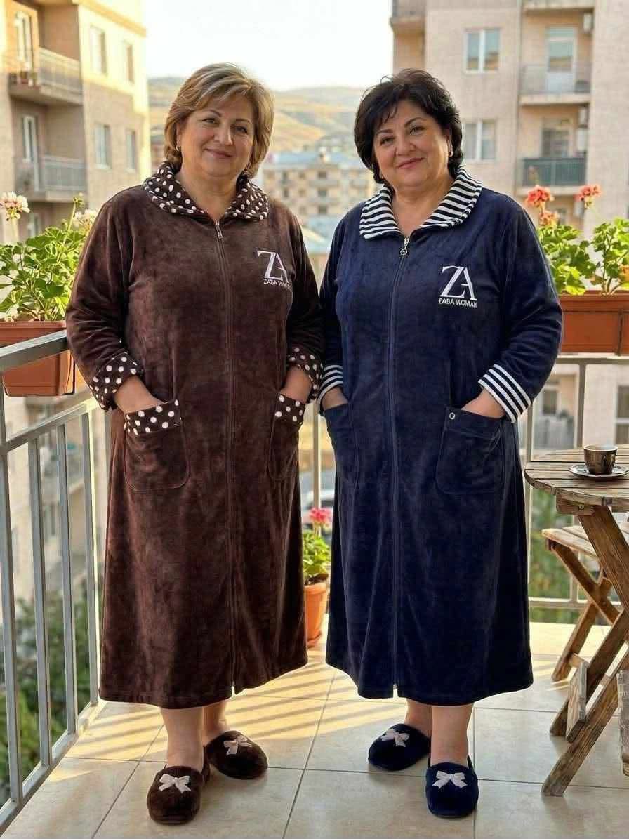 Տաք փափուկ խալաթ, ZA Woman