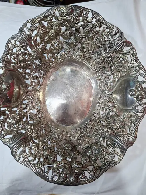 Old openwork decorative vase