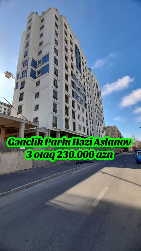 3-комнатная квартира продается, Баку — 230,000 ₼