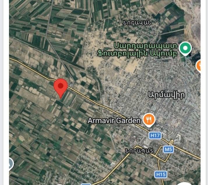 Torpaq sahəsi, Armavir - 1,600,000 ֏