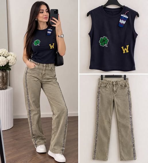 ZARA ჯინსი და ბოდე, ზომა 38