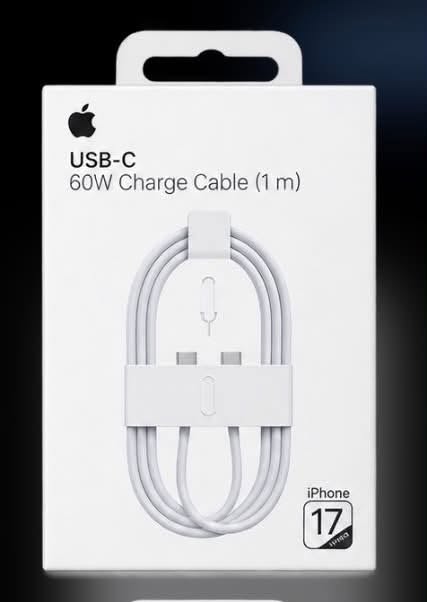 Apple USB-C 60W cable and 35W charger