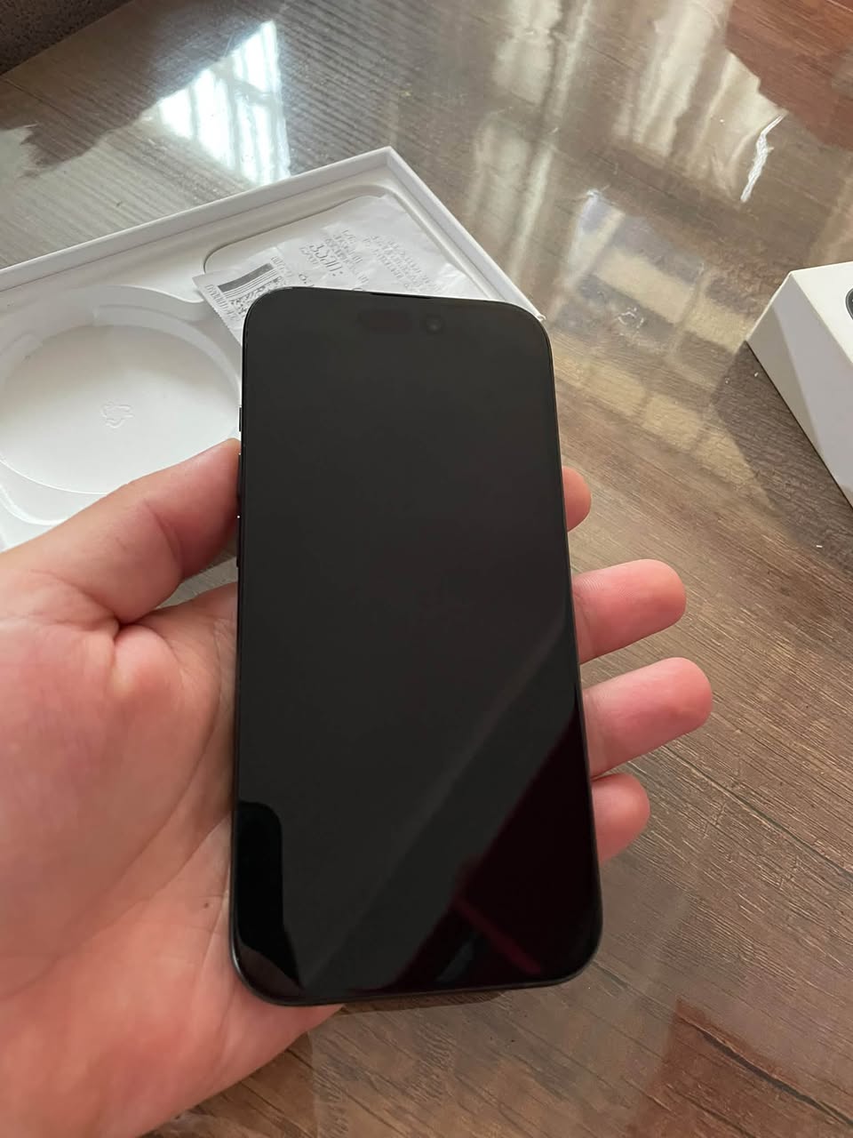 15 Pro 128GB უნაკაწრო უდეფექტო პროგრამულადაც