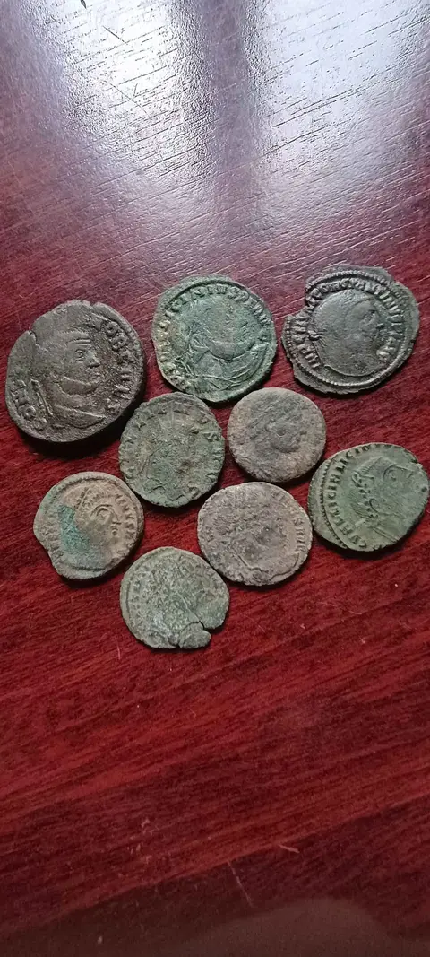 Roma İmparatorluğu bronz paraları partisi