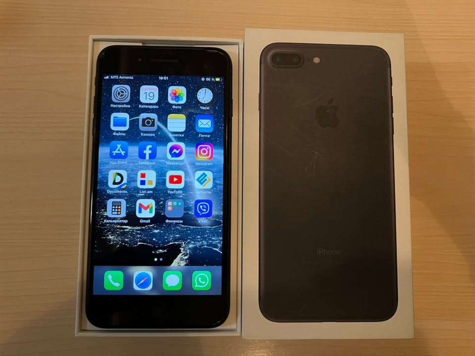 iPhone 7 Plus, տուփով, նորի պես
