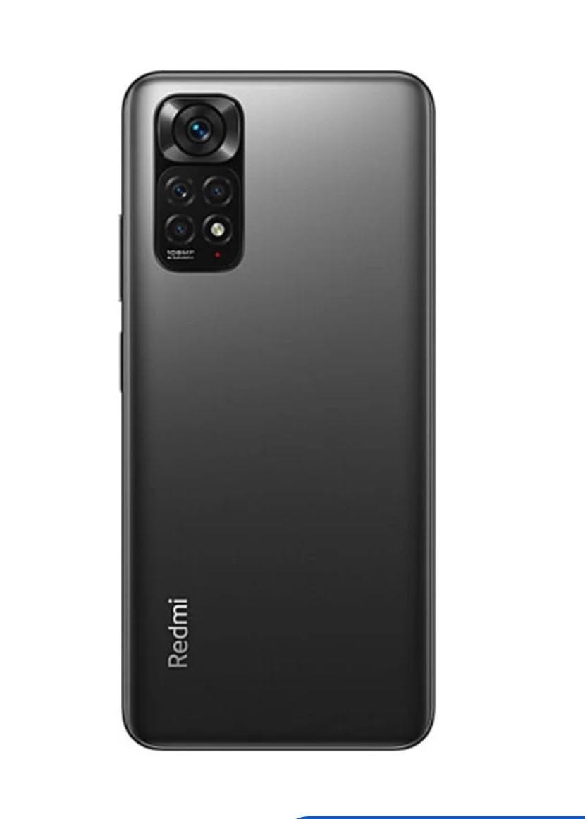 Redmi telefon, şarj aletiyle ve kutusuyla