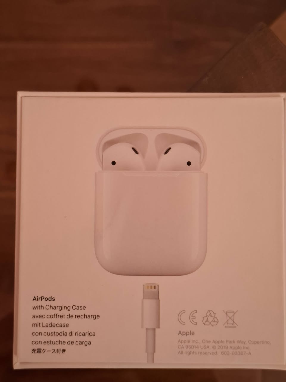 Apple AirPods dəyişmək üçün qutisi, orijinal