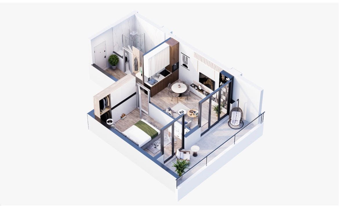 Satılır mənzil, Tbilisi — $96,000