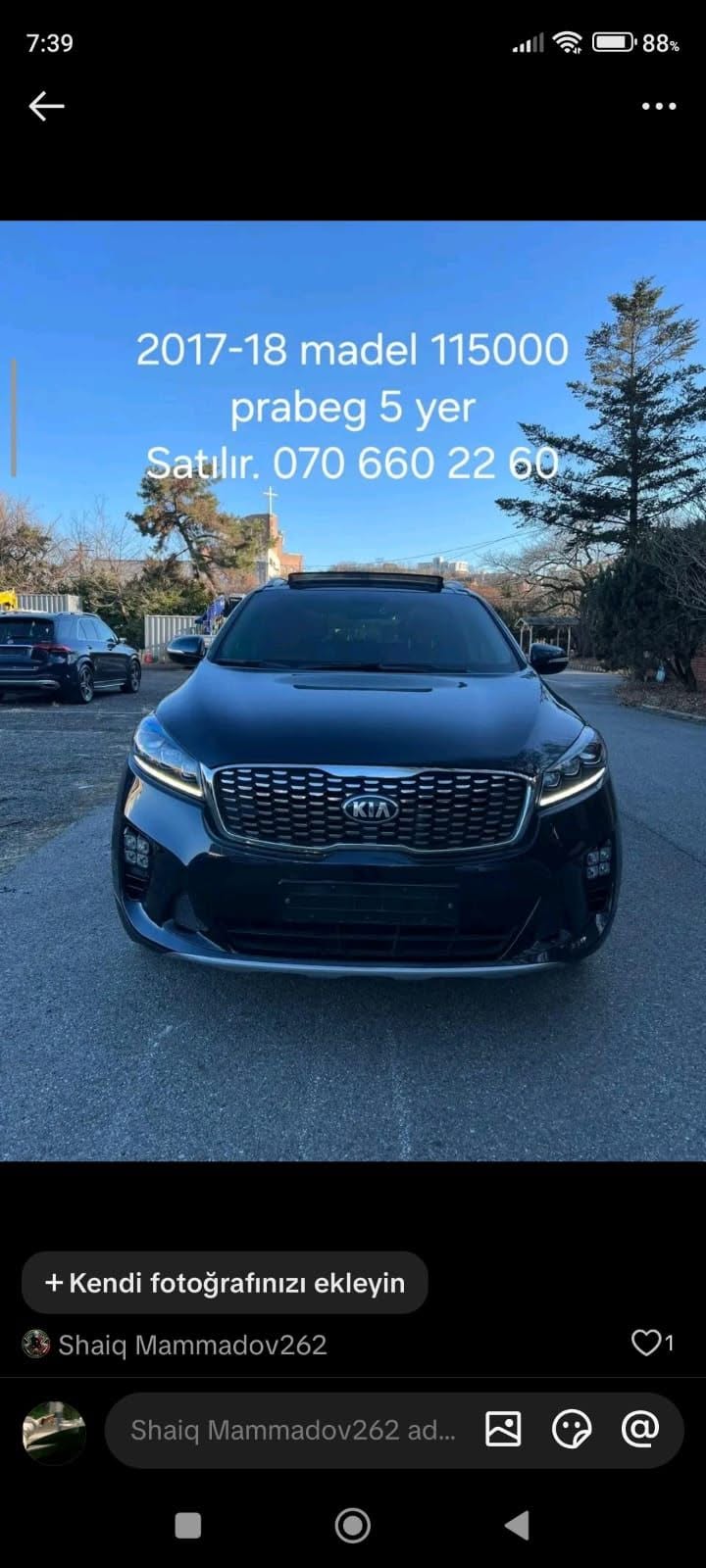Kia 2017-18, 115000 km