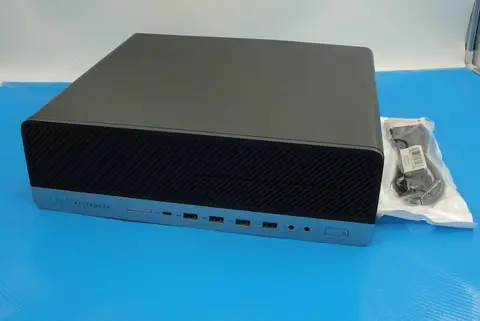 HP EliteDesk 800 G4 with i5-8500 processor, 8GB RAM, and 256GB storage