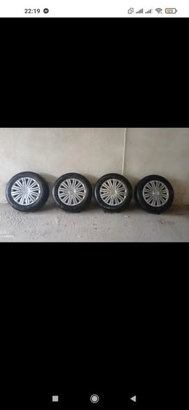 Winter tyres R16 on rims