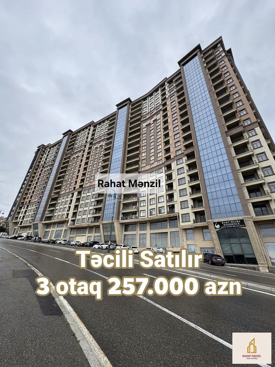 3 otaqlı mənzil satılır, Bakı — 257,000 ₼