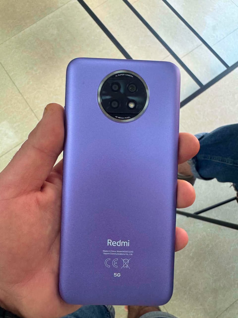 Redmi 5G smartphone, purple