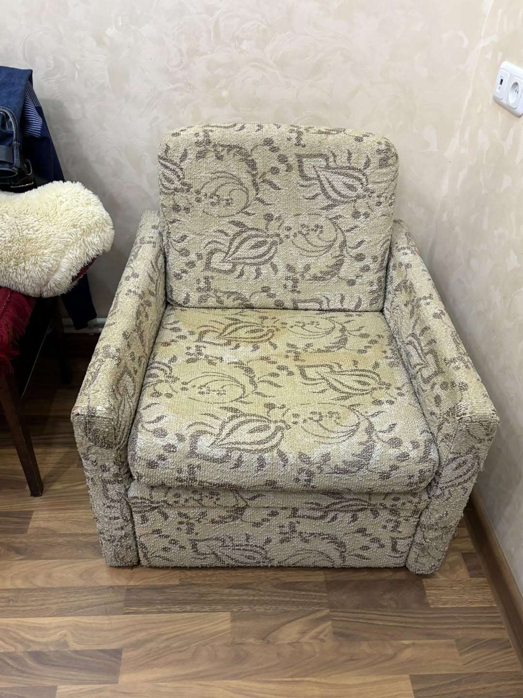 Upholstered armchair, 2 pieces