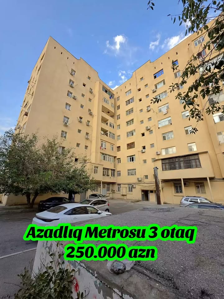 Satılır 3-otaqlı mənzil, Bakı — 250,000 ₼