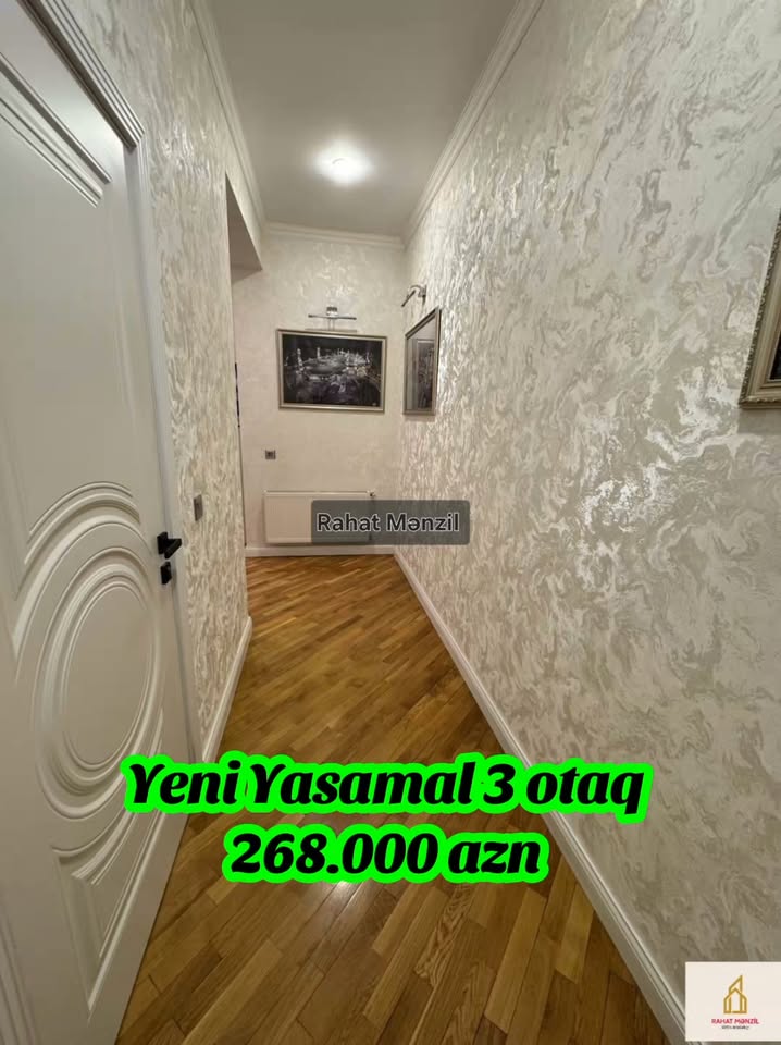 3 otaqlı mənzil satılır, Bakı — 268,000 ₼