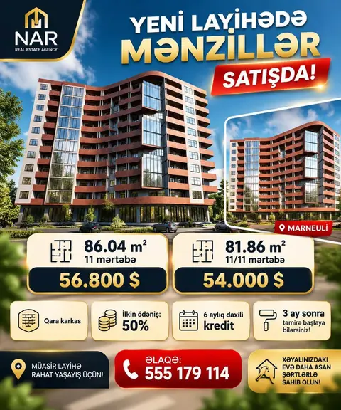 Ev satılık, Marneuli — $54,000