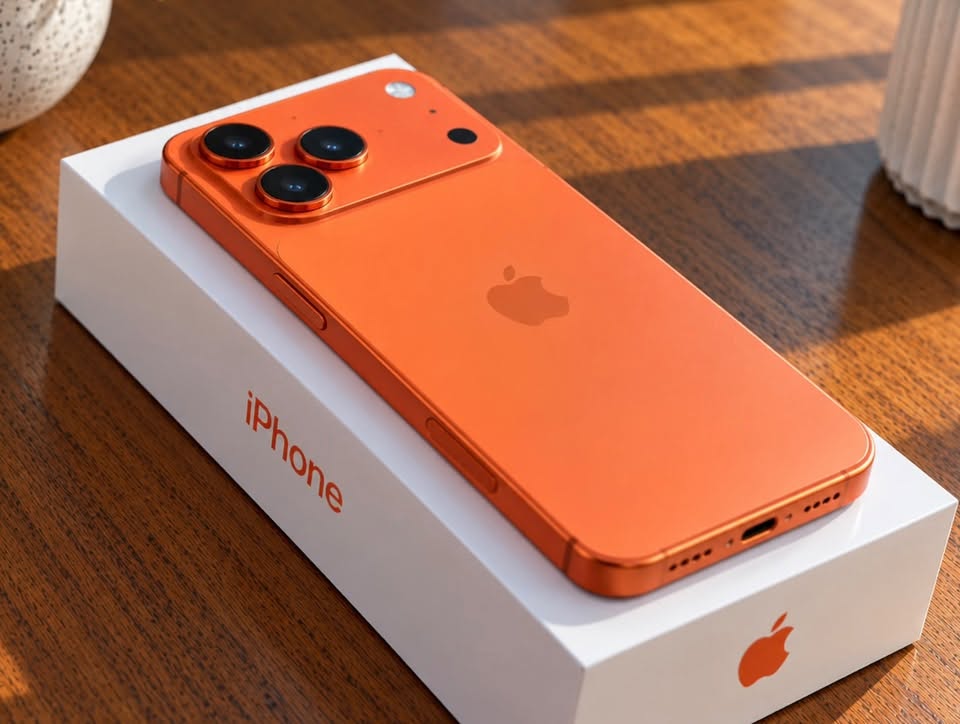 iPhone 17 Pro Max Turuncu, fiziksel SIM