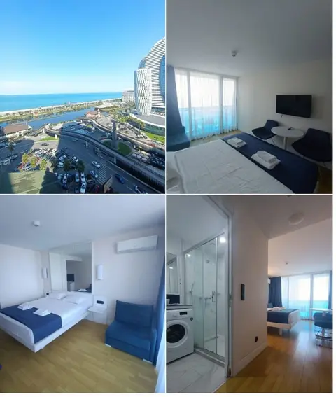 Orbi City, 30 м², вид на море