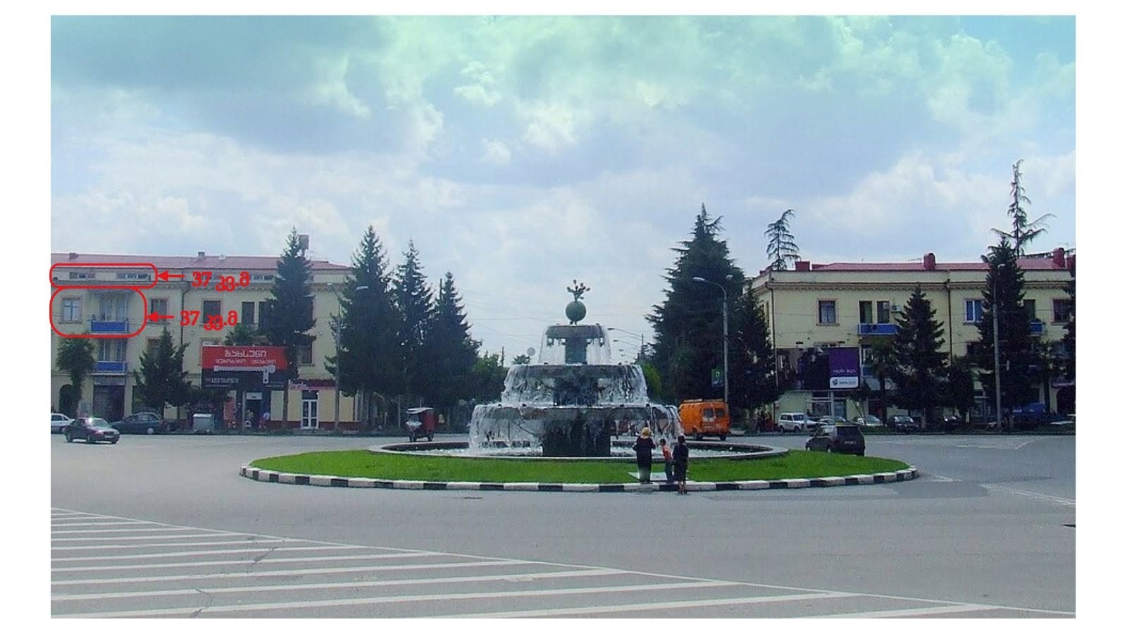 Zugdidi'nin merkezi meydanına yakın 74m2 daire - 50,000$