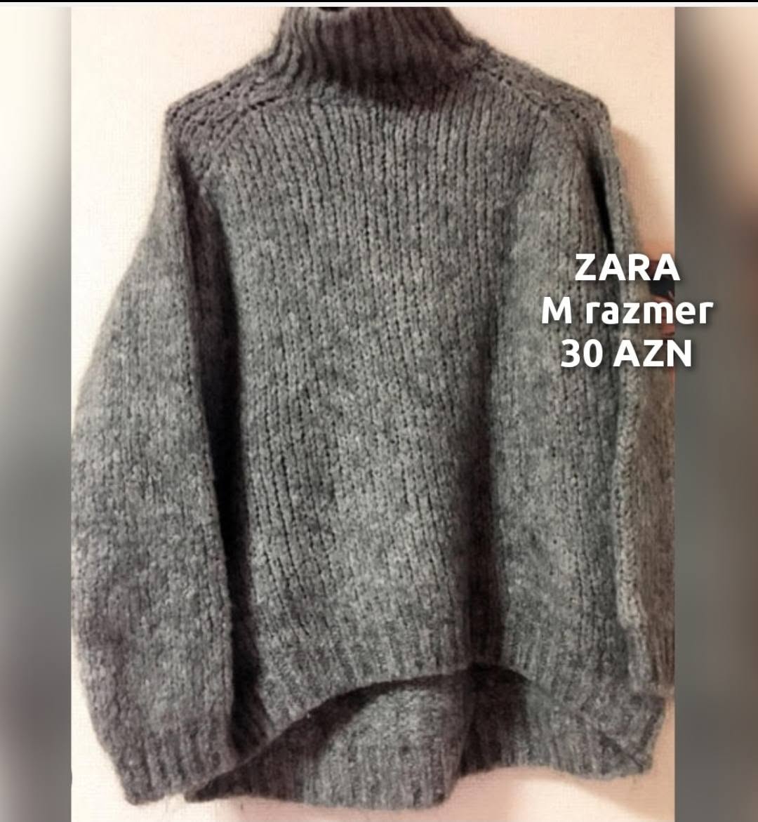 Zara süveter, M bedeni, kahverengi renk