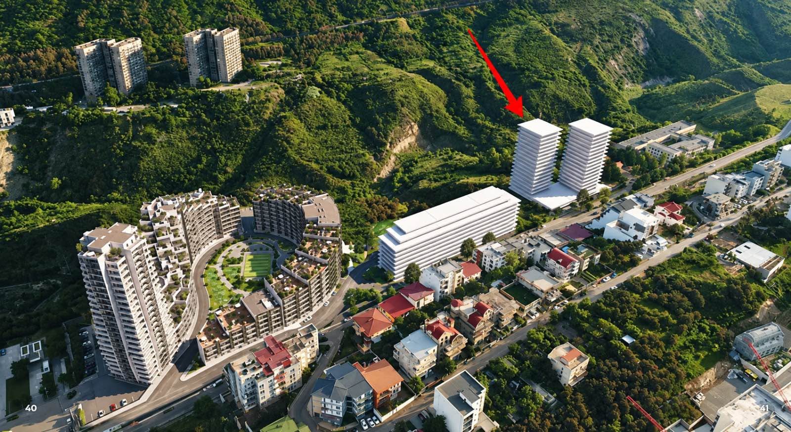 1-bedroom 54 m² apartment, Greenhill Residence
