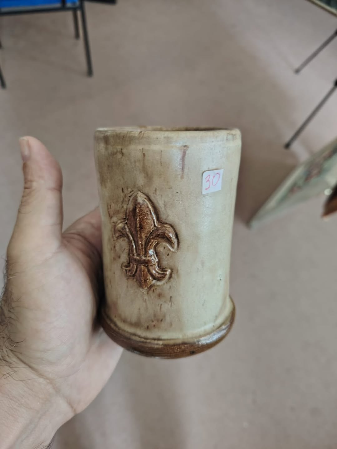 Vintaj pivə krujkası, Fransa, əl işı
