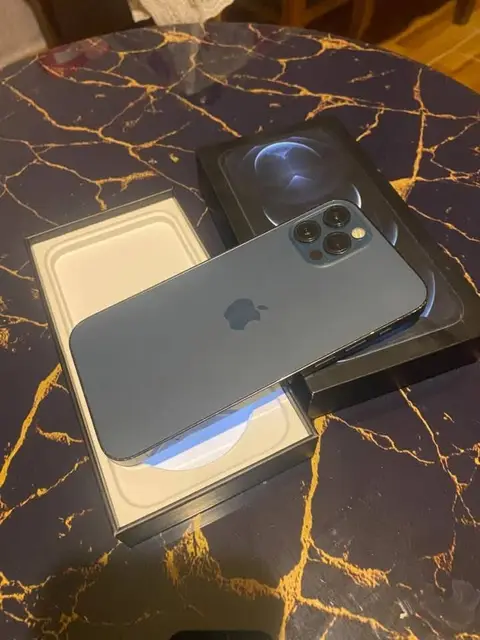 iPhone 12 Pro with box, charger