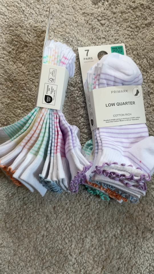 Primark çoraplar, 7 çift