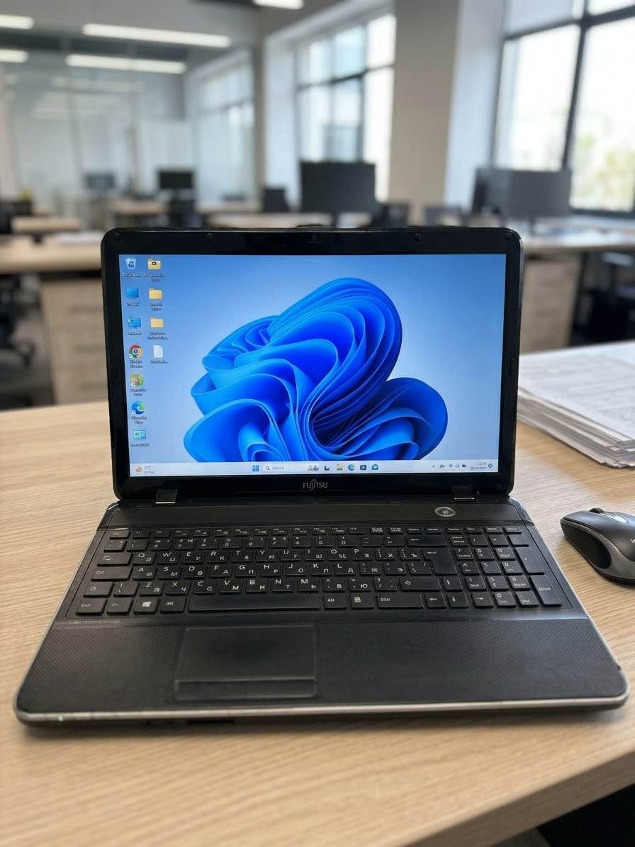 Fujitsu նոթբուք, Windows 11, լավ վիճակում