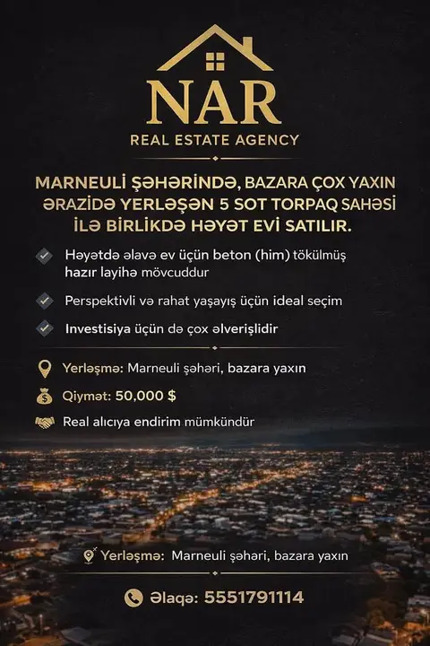 Ev / Villa — 50,000$