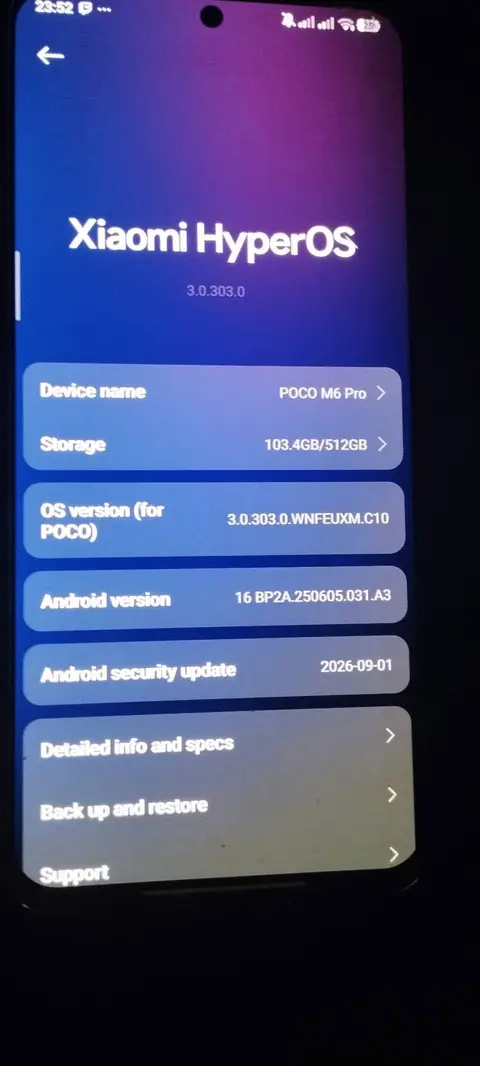 POCO M6 Pro 512GB, გაცვლაც შეიძლება
