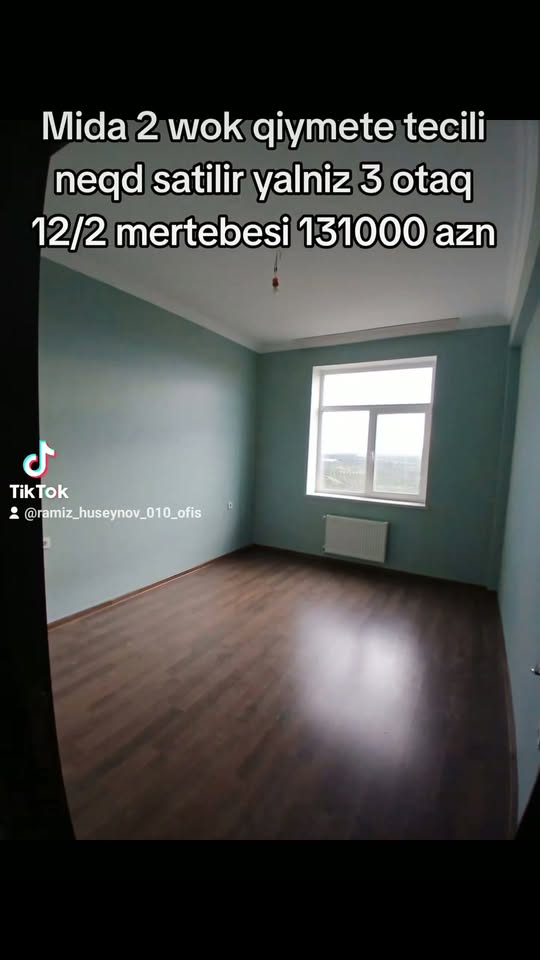 3 oda daire satılır, Bakü — 131,000 ₼