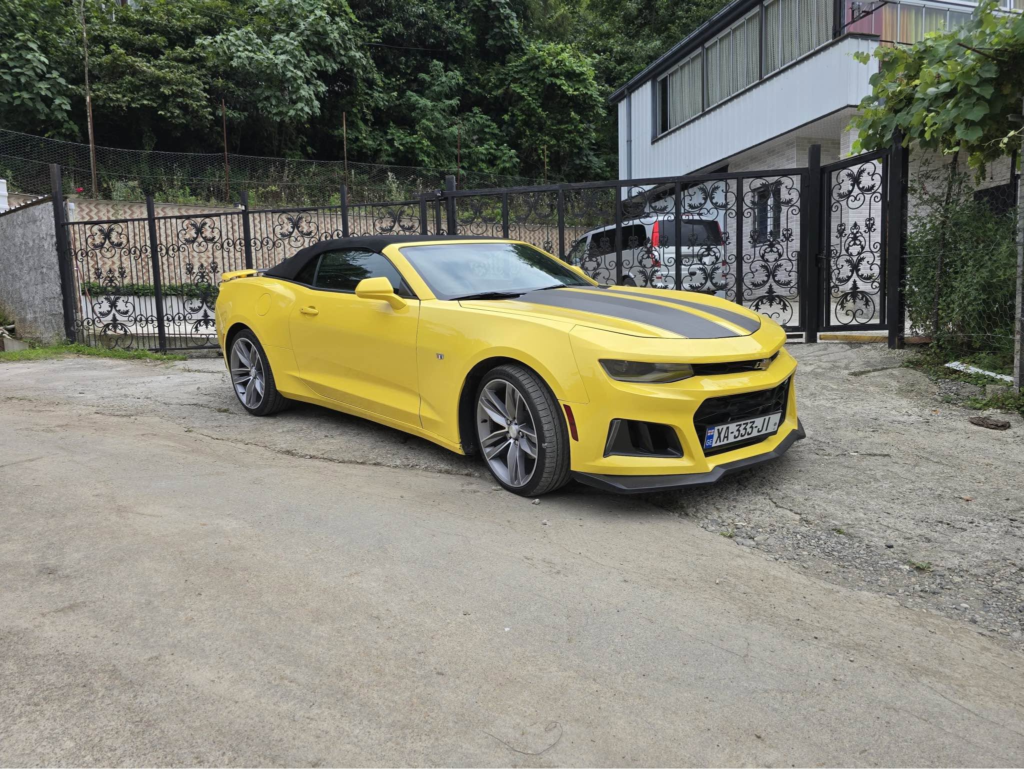 გაცვლა! Chevrolet Camaro Convertible 3.6 ძრავით, 2016 — 13,000$