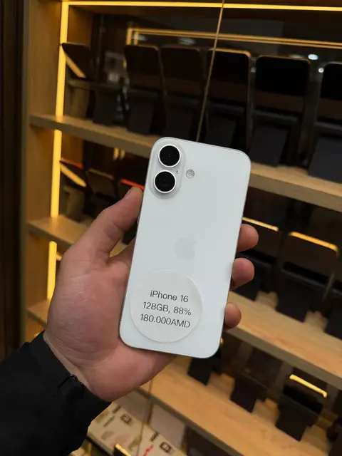 Iphone 16. 128 GB. չքանդված 170000