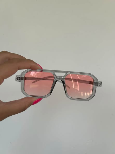 Sunglasses promo, pink lenses, 10 GEL