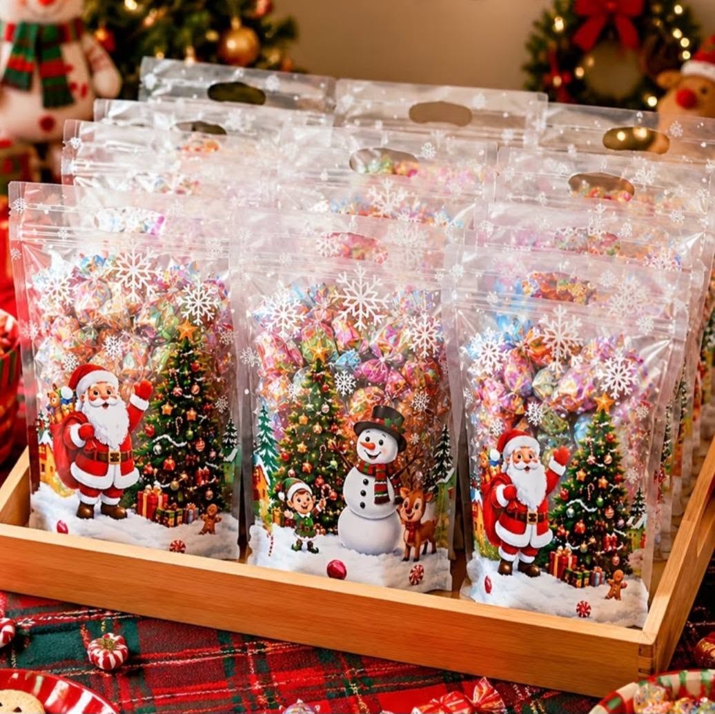 New Year's gift box with sweets