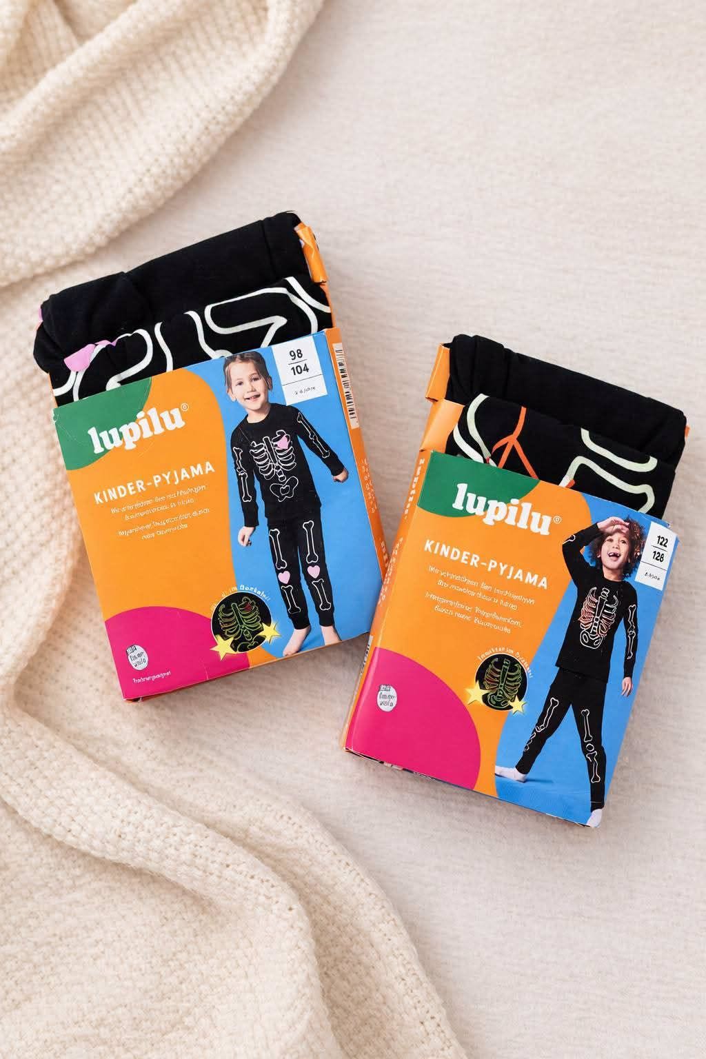 Children's glow pajamas 4-8 years
