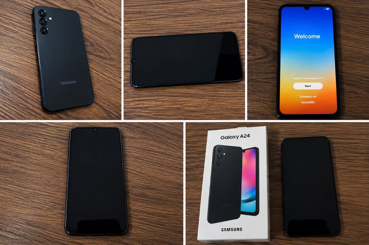 Samsung Galaxy A24, siyah