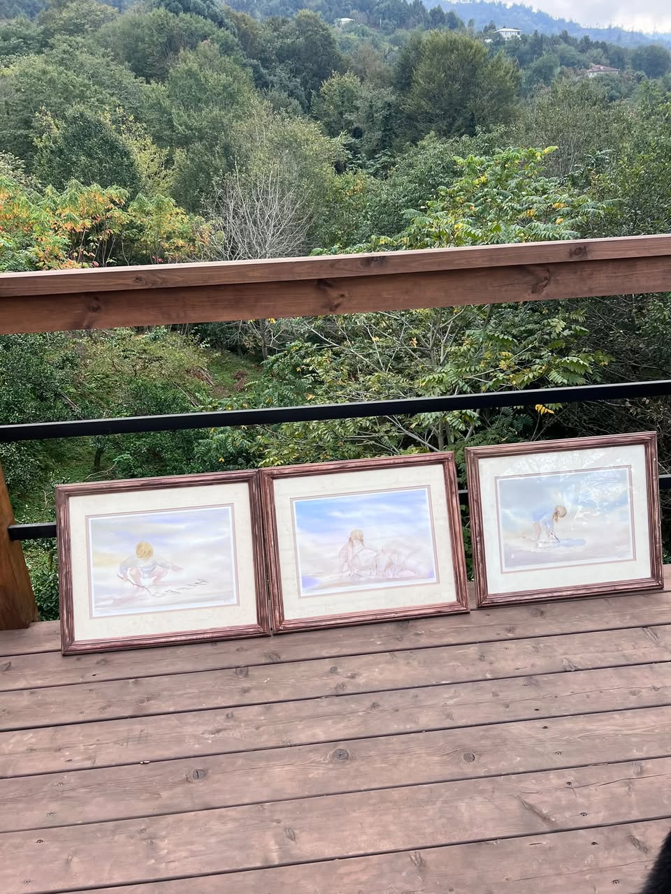 Set of 3 framed art prints by Kai-Lis McInnes