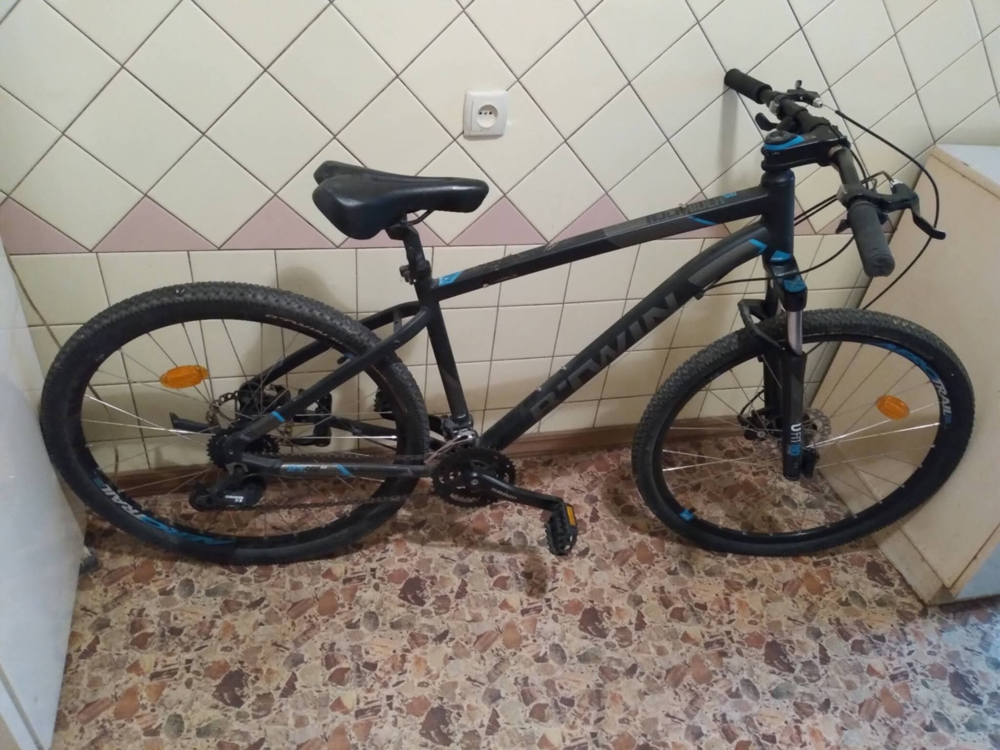 German mountain bicycle, black, 1000 GEL
