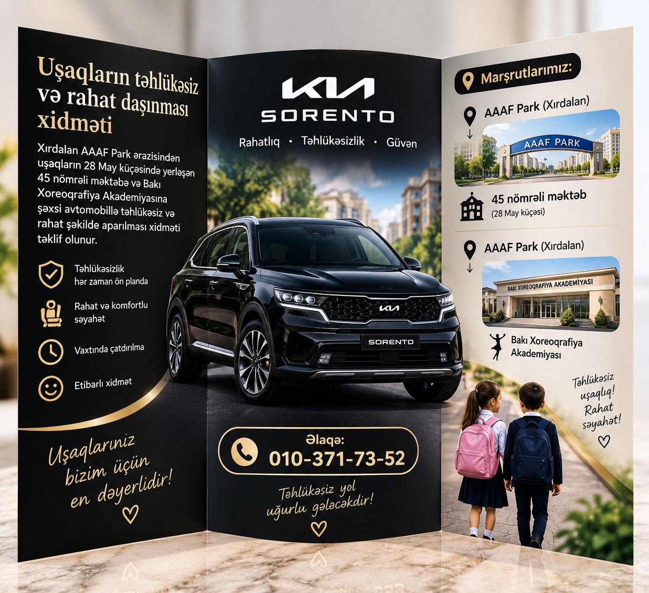 Okul servisi, Kia Sorento