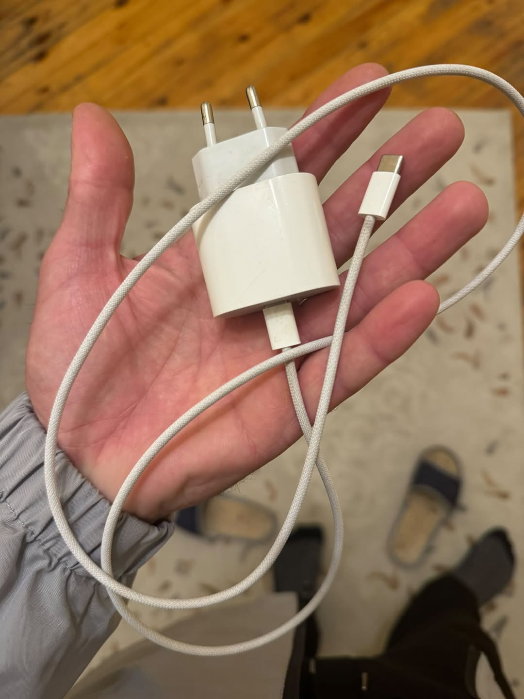 Orijinal USB şarj adapteri və kabel