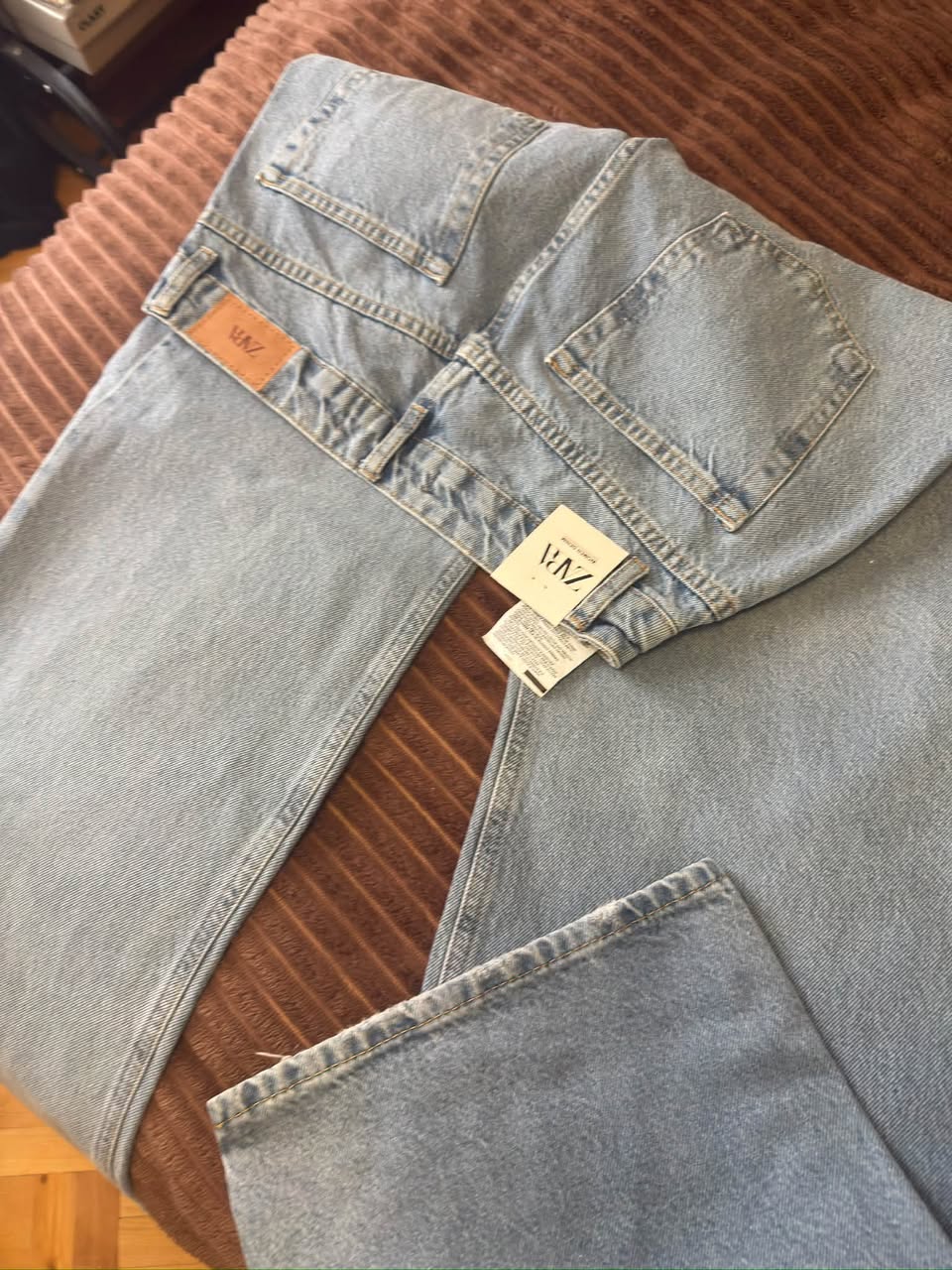 Yeni mavi kot pantolon, 38 beden