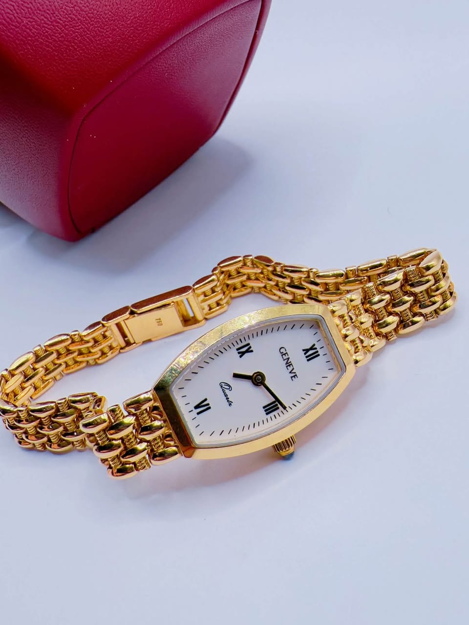 Factory gold watch for sale, 750 hallmark